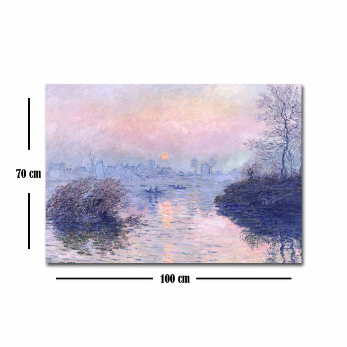 Wallity Lienzo Decorativo Claude Monet 70 x 100 cm Wallity Lienzo Decorativo Claude Monet 70 x 100 cm